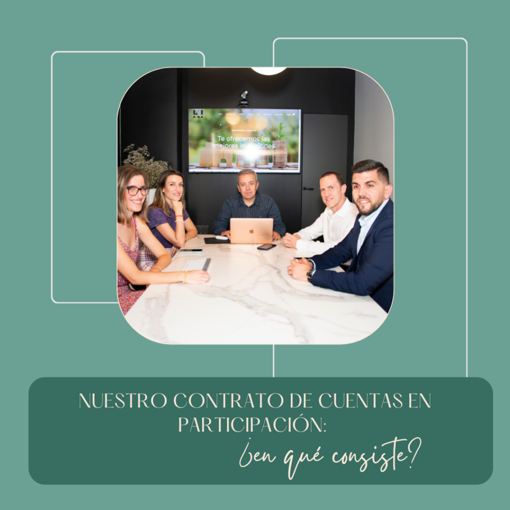 contrato cuentas participación inversión inmobiliaria